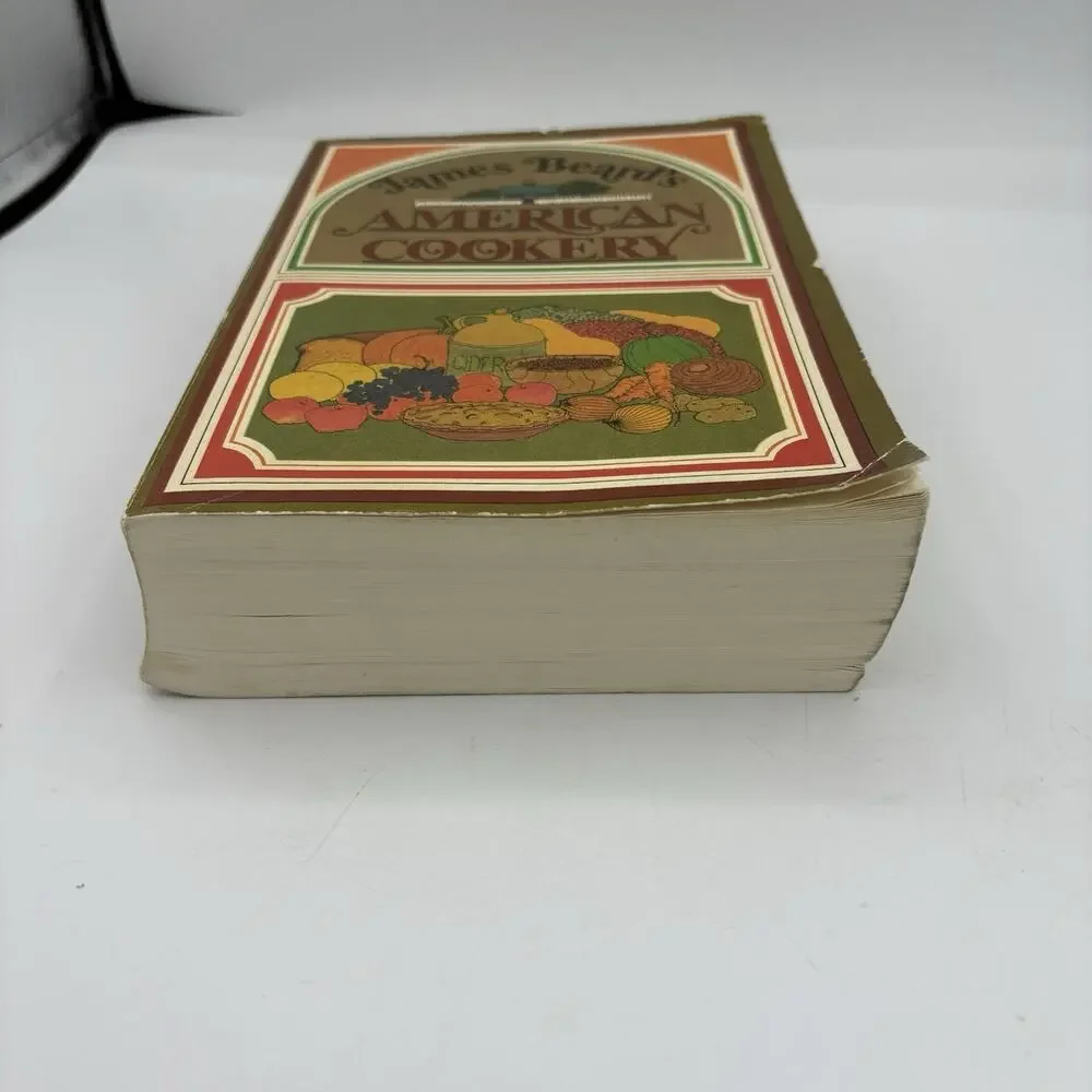 James Beard's American Cookery Cookbook Paperback 1972‎ Vintage
